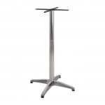 ΒΑΣΗ ΜΠΑΡ ΑΛΟΥΜΙΝΙΟΥ 4ΝΥΧΗ 66X66X109Υεκ. ΜΕ ΣΤΑΥΡΟ 44Χ44εκ. HM450 ΧΡΩΜΙΟΥ