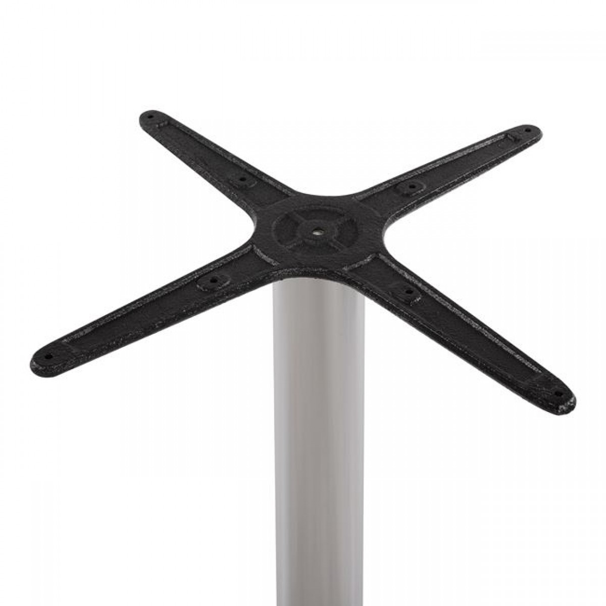 ΒΑΣΗ ΜΠΑΡ ΑΛΟΥΜΙΝΙΟΥ 4ΝΥΧΗ 66X66X109Υεκ. ΜΕ ΣΤΑΥΡΟ 44Χ44εκ. HM450 ΧΡΩΜΙΟΥ