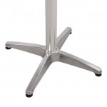 ΒΑΣΗ ΜΠΑΡ ΑΛΟΥΜΙΝΙΟΥ 4ΝΥΧΗ 66X66X109Υεκ. ΜΕ ΣΤΑΥΡΟ 44Χ44εκ. HM450 ΧΡΩΜΙΟΥ