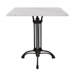 ΤΡΑΠΕΖΙ CERAPHIN ΜΕ 3ΝΥΧΗ ΒΑΣΗ ΑΠΟ ΜΑΝΤΕΜΙ HM5611 ΜΕ ΜΑΡΜΑΡΟ 70Χ70Χ72,5Υ εκ.