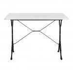 ΤΡΑΠΕΖΙ TEAGAN ΜΕ ΒΑΣΗ ΑΠΟ ΜΑΝΤΕΜΙ HM464 ΜΕ ΜΑΡΜΑΡΟ 100x60x72Υ εκ.