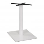 ΒΑΣΗ ΜΕΤΑΛΛΙΚΗ ΛΕΥΚΗ ΜΑΤ 46Χ46Χ72εκ. ΜΕ ΣΤΑΥΡΟ 46Χ46 ΚΑΙ ΡΕΓΟΥΛΑΤΟΡΟΥΣ HM438.02