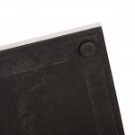 ΒΑΣΗ ΜΕΤΑΛΛΙΚΗ ΛΕΥΚΗ ΜΑΤ 46Χ46Χ72εκ. ΜΕ ΣΤΑΥΡΟ 46Χ46 ΚΑΙ ΡΕΓΟΥΛΑΤΟΡΟΥΣ HM438.02