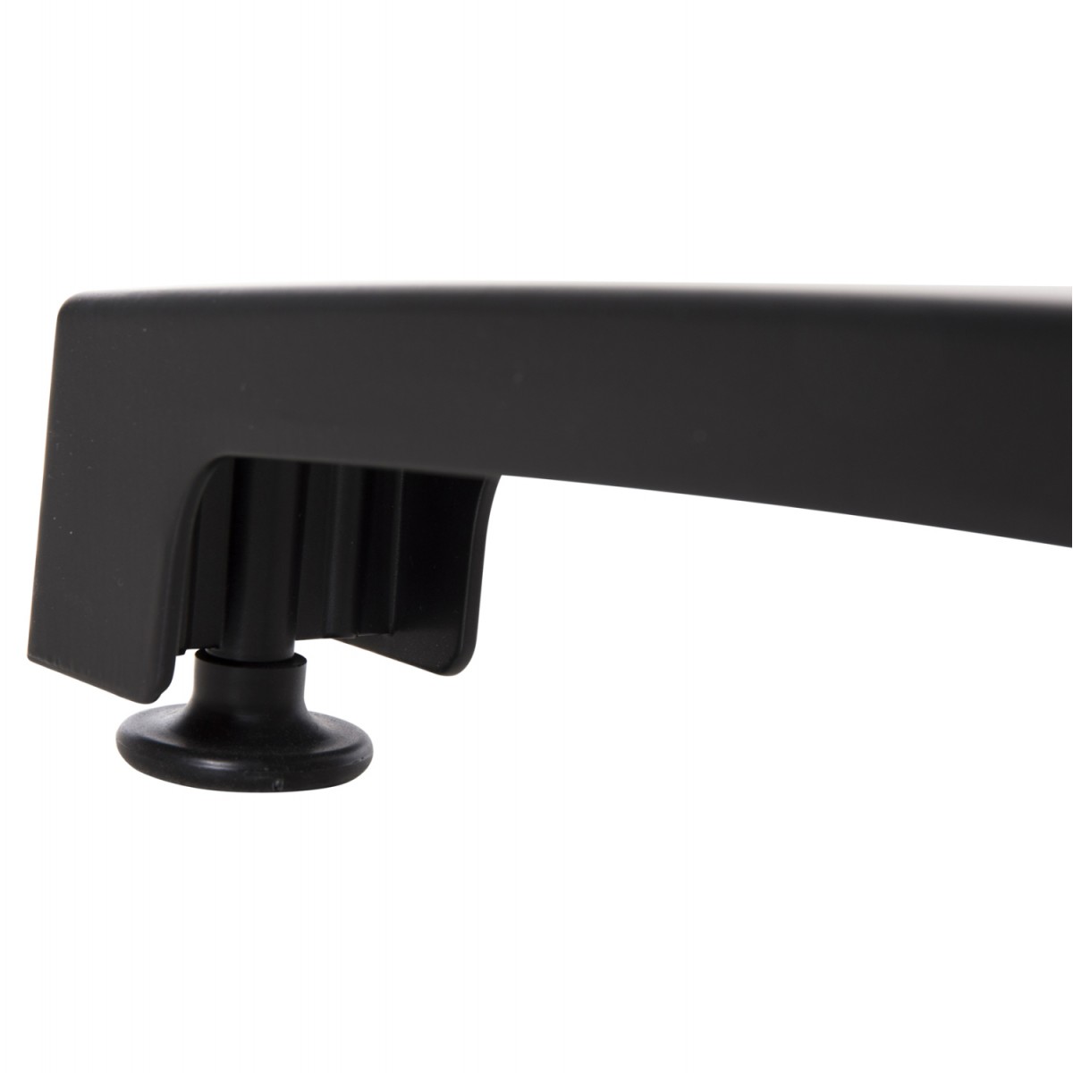 ΒΑΣΗ ΑΛΟΥΜΙΝΙΟΥ ΠΤΥΣΣΟΜΕΝΗ HM459.01 ΜΑΥΡΟ ΜΑΤ 69Χ69Χ73Υεκ. ΜΕ ΣΤΑΥΡΟ 48Χ48εκ.