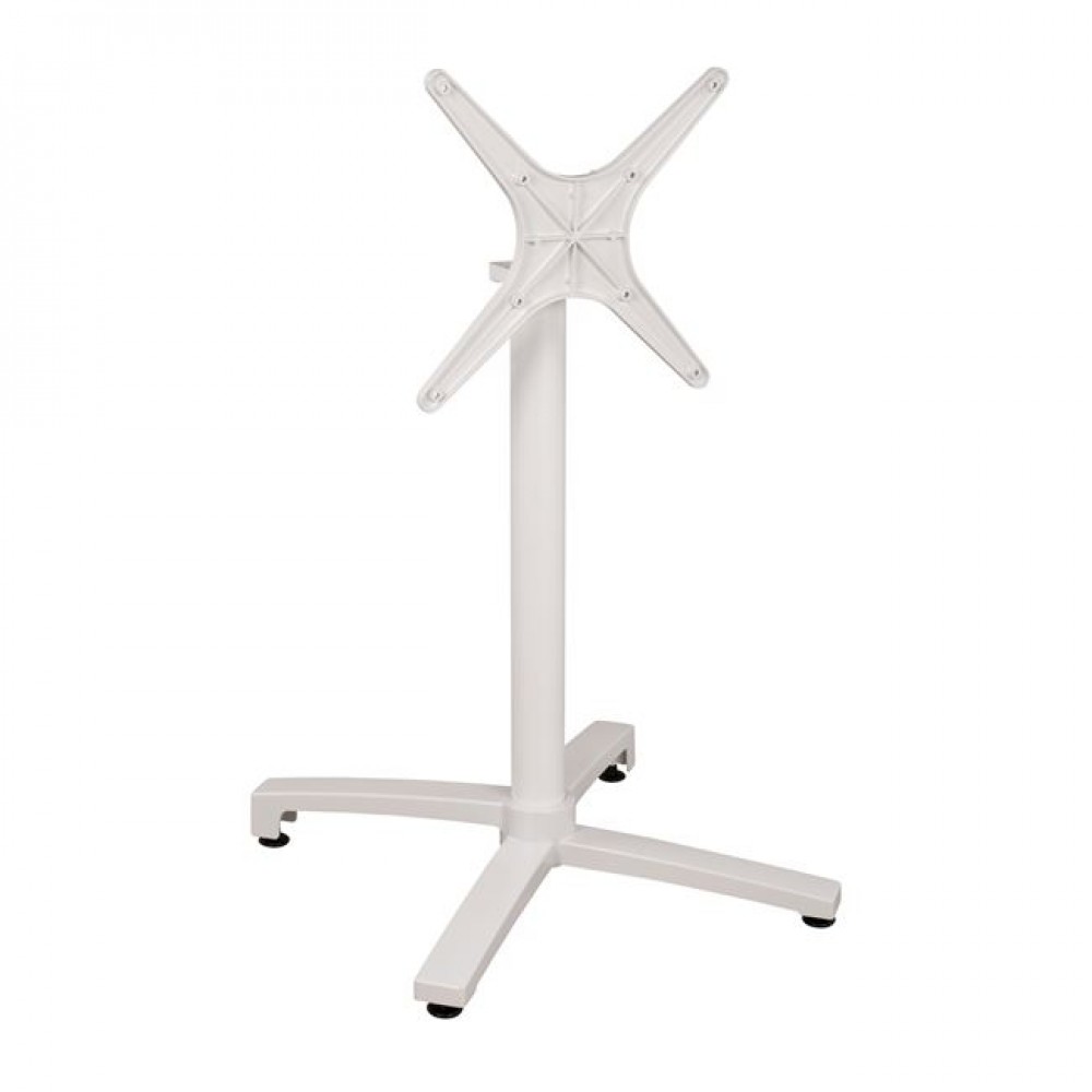 ΒΑΣΗ ΑΛΟΥΜΙΝΙΟΥ HM459.02 ΛΕΥΚΟ ΜΑΤ 69Χ69Χ73Υεκ. ΜΕ ΕΠΙΦΑΝΕΙΑ 48Χ48εκ.