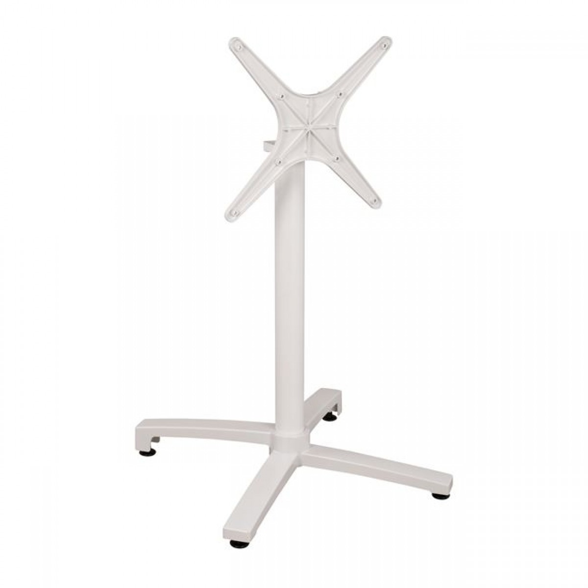 ΒΑΣΗ ΑΛΟΥΜΙΝΙΟΥ HM459.02 ΛΕΥΚΟ ΜΑΤ 69Χ69Χ73Υεκ. ΜΕ ΕΠΙΦΑΝΕΙΑ 48Χ48εκ.