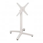 ΒΑΣΗ ΑΛΟΥΜΙΝΙΟΥ HM459.02 ΛΕΥΚΟ ΜΑΤ 69Χ69Χ73Υεκ. ΜΕ ΕΠΙΦΑΝΕΙΑ 48Χ48εκ.