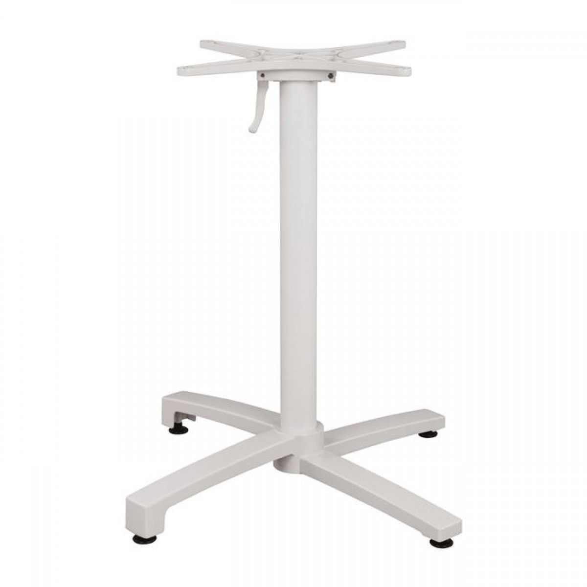 ΒΑΣΗ ΑΛΟΥΜΙΝΙΟΥ HM459.02 ΛΕΥΚΟ ΜΑΤ 69Χ69Χ73Υεκ. ΜΕ ΕΠΙΦΑΝΕΙΑ 48Χ48εκ.