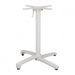 ΒΑΣΗ ΑΛΟΥΜΙΝΙΟΥ HM459.02 ΛΕΥΚΟ ΜΑΤ 69Χ69Χ73Υεκ. ΜΕ ΕΠΙΦΑΝΕΙΑ 48Χ48εκ.