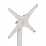 ΒΑΣΗ ΑΛΟΥΜΙΝΙΟΥ HM459.02 ΛΕΥΚΟ ΜΑΤ 69Χ69Χ73Υεκ. ΜΕ ΕΠΙΦΑΝΕΙΑ 48Χ48εκ.