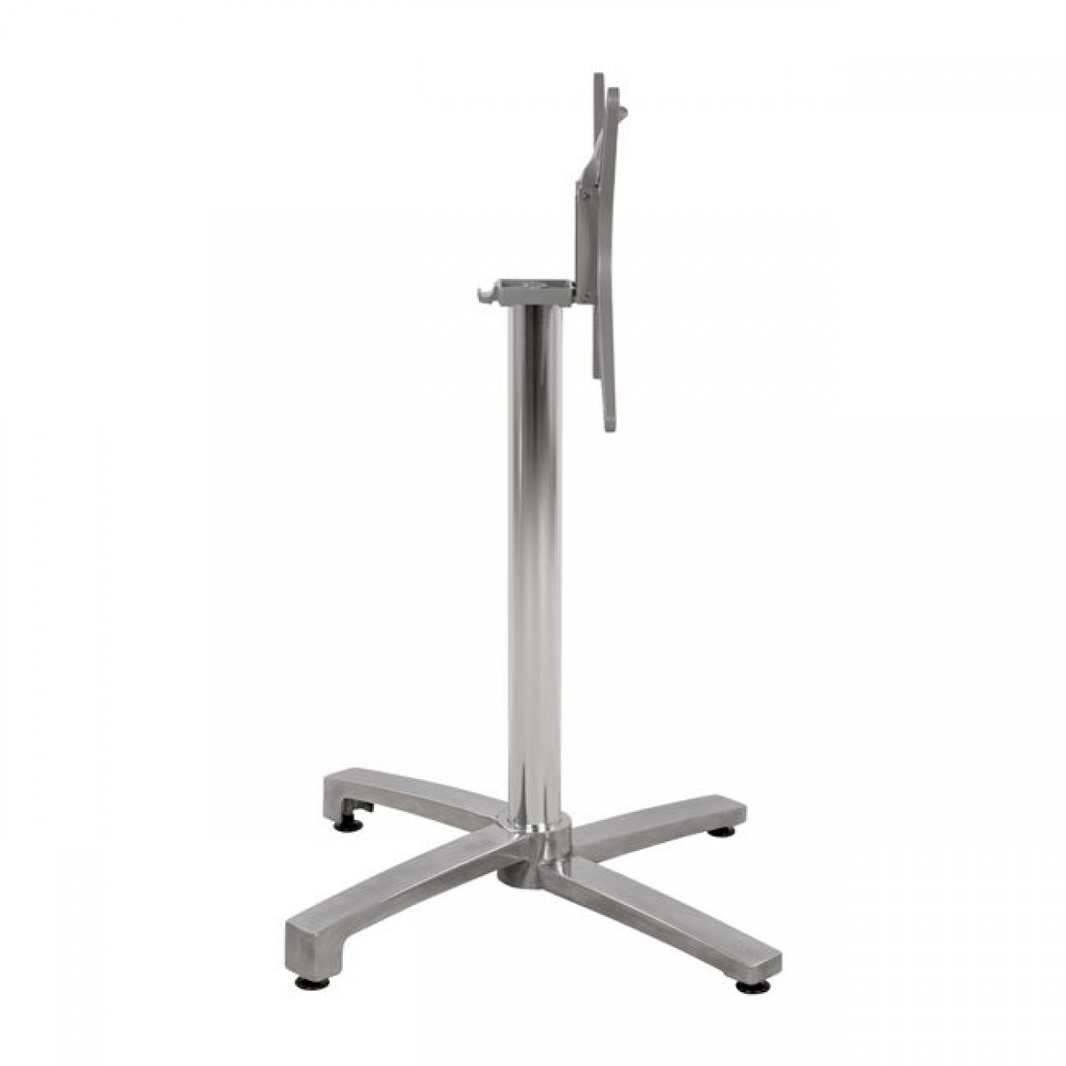 ΒΑΣΗ ΑΛΟΥΜΙΝΙΟΥ ΠΤΥΣΣΟΜΕΝΗ ΧΡΩΜΙΟΥ 69Χ69Χ73Υεκ. ΜΕ ΣΤΑΥΡΟ 48Χ48εκ.HM459.03