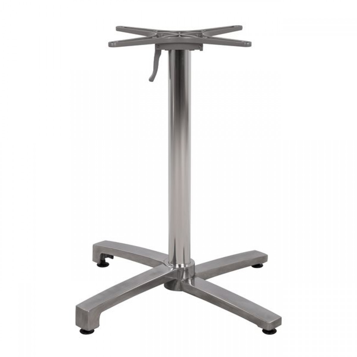 ΒΑΣΗ ΑΛΟΥΜΙΝΙΟΥ ΠΤΥΣΣΟΜΕΝΗ ΧΡΩΜΙΟΥ 69Χ69Χ73Υεκ. ΜΕ ΣΤΑΥΡΟ 48Χ48εκ.HM459.03