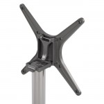 ΒΑΣΗ ΑΛΟΥΜΙΝΙΟΥ ΠΤΥΣΣΟΜΕΝΗ ΧΡΩΜΙΟΥ 69Χ69Χ73Υεκ. ΜΕ ΣΤΑΥΡΟ 48Χ48εκ.HM459.03