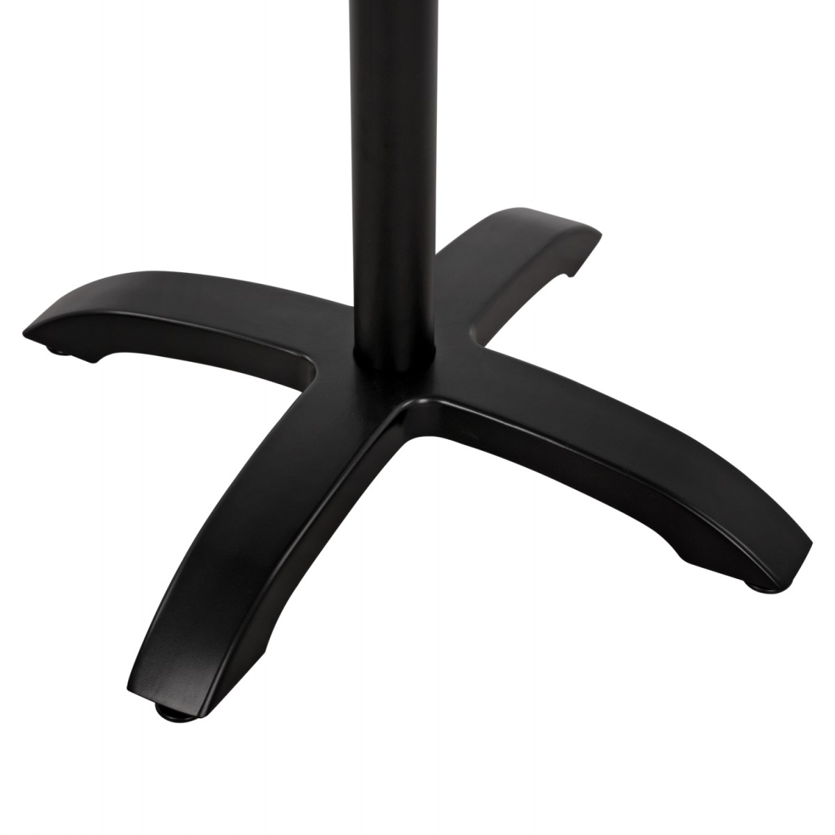 ΒΑΣΗ ΑΛΟΥΜΙΝΙΟΥ HM460.01 ΜΑΥΡΟ ΜΑΤ 66Χ66Χ72Υεκ. ΜΕ ΣΤΑΥΡΟ 48Χ48εκ.