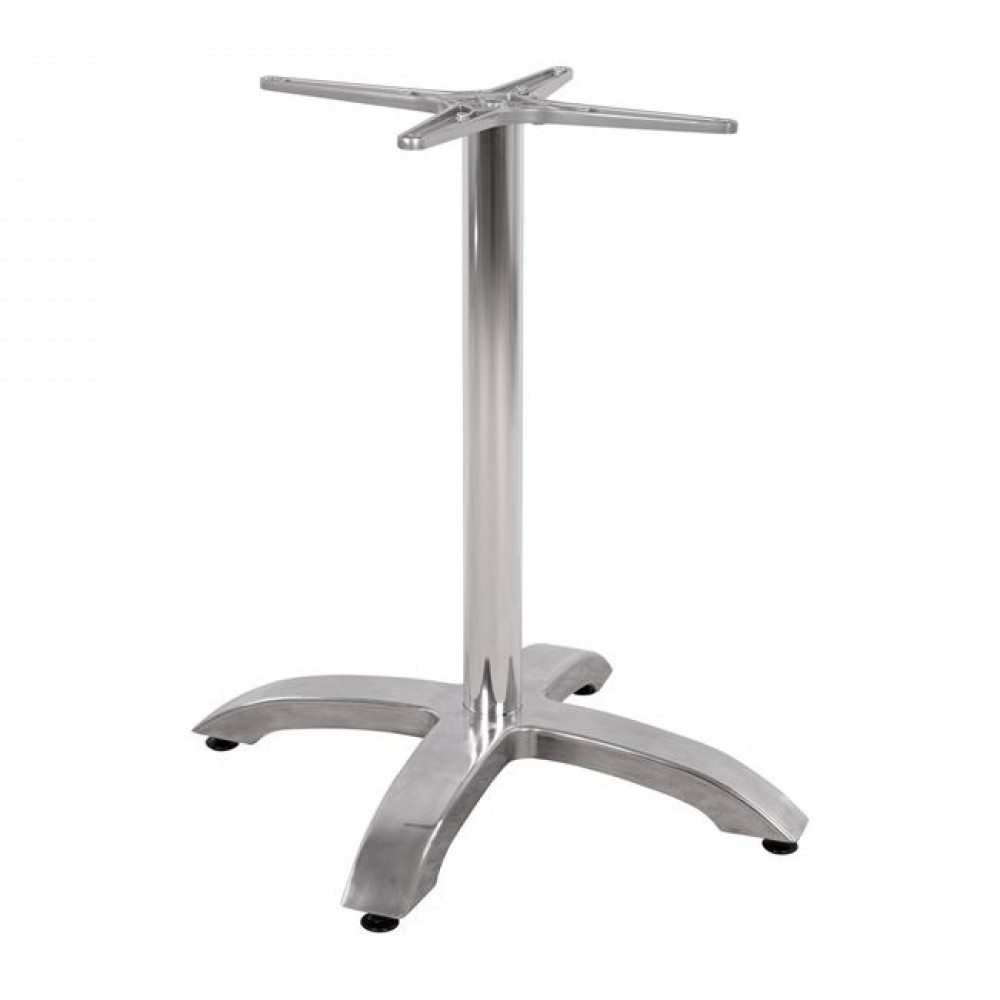 ΒΑΣΗ ΑΛΟΥΜΙΝΙΟΥ HM460.03 ΧΡΩΜΙΟΥ 66Χ66Χ72Υεκ. ΜΕ ΣΤΑΥΡΟ 48Χ48εκ.