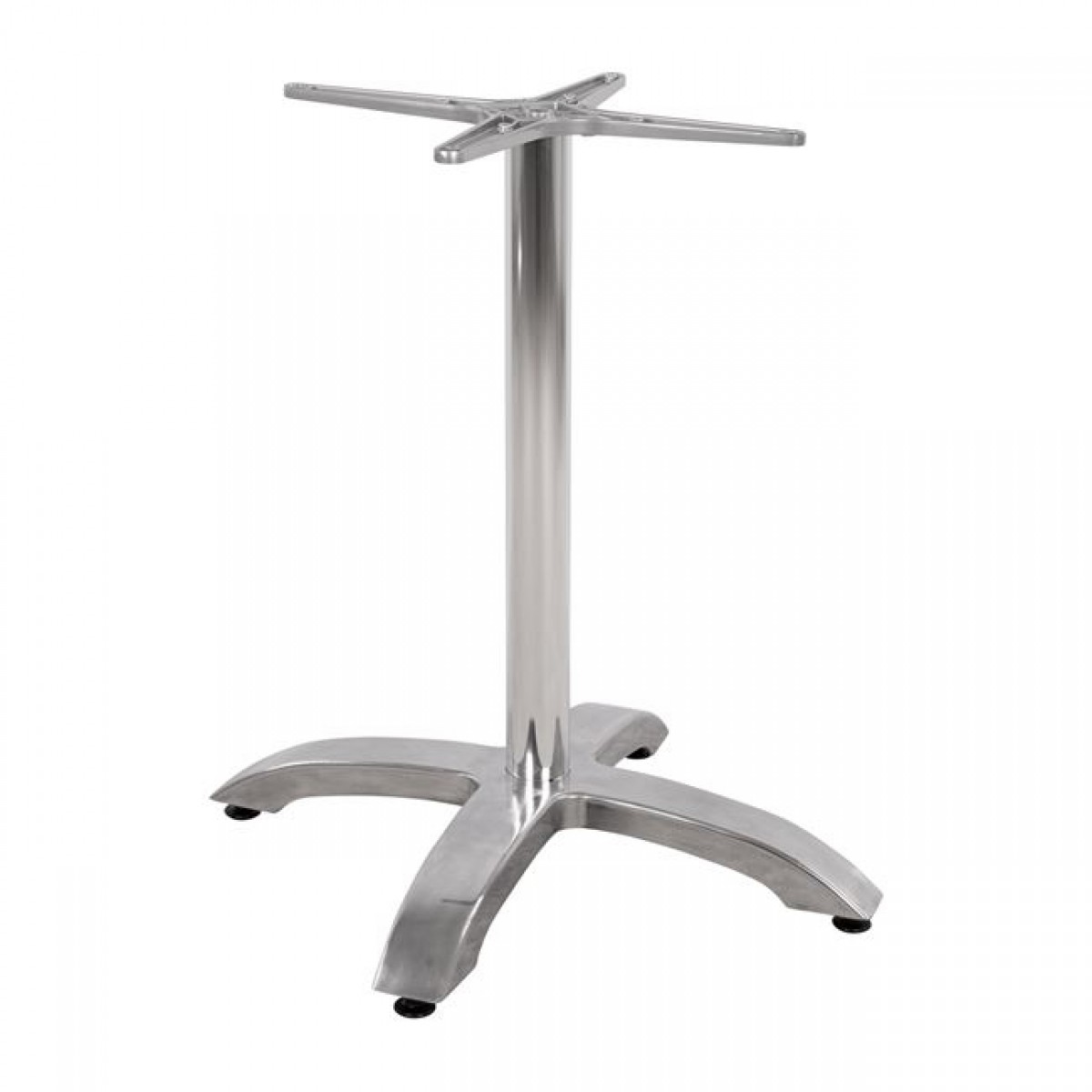 ΒΑΣΗ ΑΛΟΥΜΙΝΙΟΥ HM460.03 ΧΡΩΜΙΟΥ 66Χ66Χ72Υεκ. ΜΕ ΣΤΑΥΡΟ 48Χ48εκ.