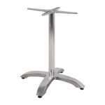 ΒΑΣΗ ΑΛΟΥΜΙΝΙΟΥ HM460.03 ΧΡΩΜΙΟΥ 66Χ66Χ72Υεκ. ΜΕ ΣΤΑΥΡΟ 48Χ48εκ.