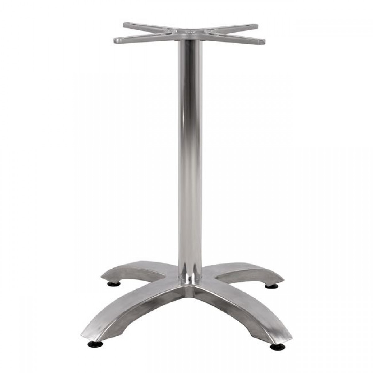 ΒΑΣΗ ΑΛΟΥΜΙΝΙΟΥ HM460.03 ΧΡΩΜΙΟΥ 66Χ66Χ72Υεκ. ΜΕ ΣΤΑΥΡΟ 48Χ48εκ.