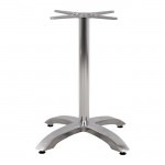 ΒΑΣΗ ΑΛΟΥΜΙΝΙΟΥ HM460.03 ΧΡΩΜΙΟΥ 66Χ66Χ72Υεκ. ΜΕ ΣΤΑΥΡΟ 48Χ48εκ.