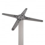 ΒΑΣΗ ΑΛΟΥΜΙΝΙΟΥ HM460.03 ΧΡΩΜΙΟΥ 66Χ66Χ72Υεκ. ΜΕ ΣΤΑΥΡΟ 48Χ48εκ.