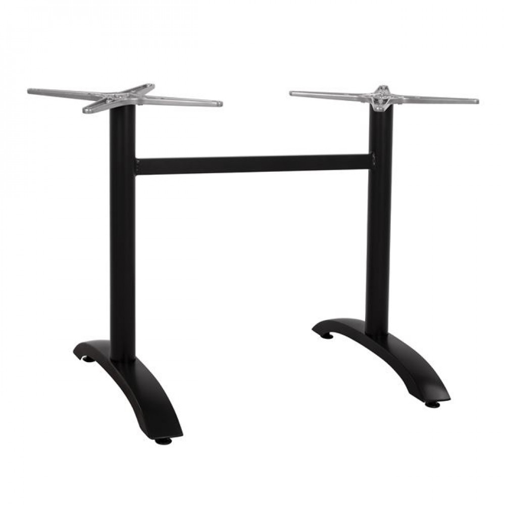 ΒΑΣΗ ΑΛΟΥΜΙΝΙΟΥ ΔΙΣΤΗΛΗ HM461.01 ΜΑΥΡΟ ΜΑΤ 78,5Χ60Χ73Υ εκ.