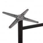 ΒΑΣΗ ΑΛΟΥΜΙΝΙΟΥ ΔΙΣΤΗΛΗ HM461.01 ΜΑΥΡΟ ΜΑΤ 78,5Χ60Χ73Υ εκ.