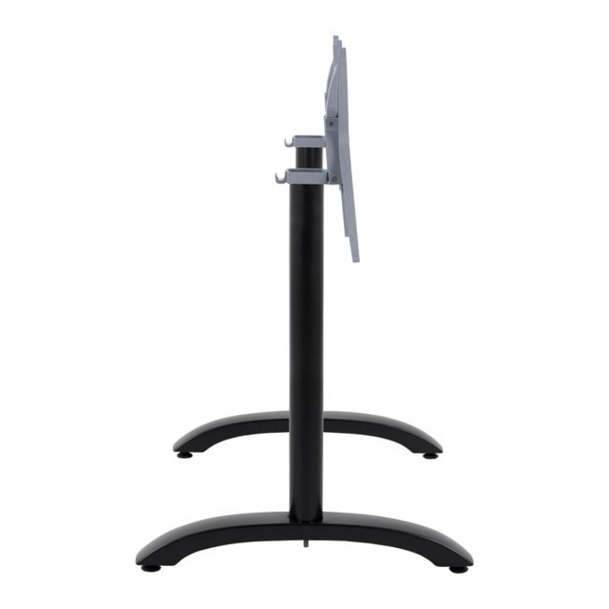 ΒΑΣΗ ΑΛΟΥΜΙΝΙΟΥ ΔΙΣΤΗΛΗ HM468.01 ΜΑΥΡΟ ΜΑΤ 78X59,5X73Υ εκ.