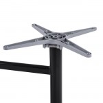 ΒΑΣΗ ΑΛΟΥΜΙΝΙΟΥ ΔΙΣΤΗΛΗ HM468.01 ΜΑΥΡΟ ΜΑΤ 78X59,5X73Υ εκ.