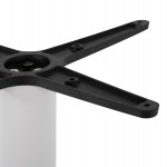 ΒΑΣΗ ΜΠΑΡ ΜΕΤΑΛΛΙΚΗ ΛΕΥΚΗ ΜΑΤ 46Χ46Χ108Yεκ. ΜΕ ΡΕΓΟΥΛΑΤΟΡΟΥΣ HM439.02