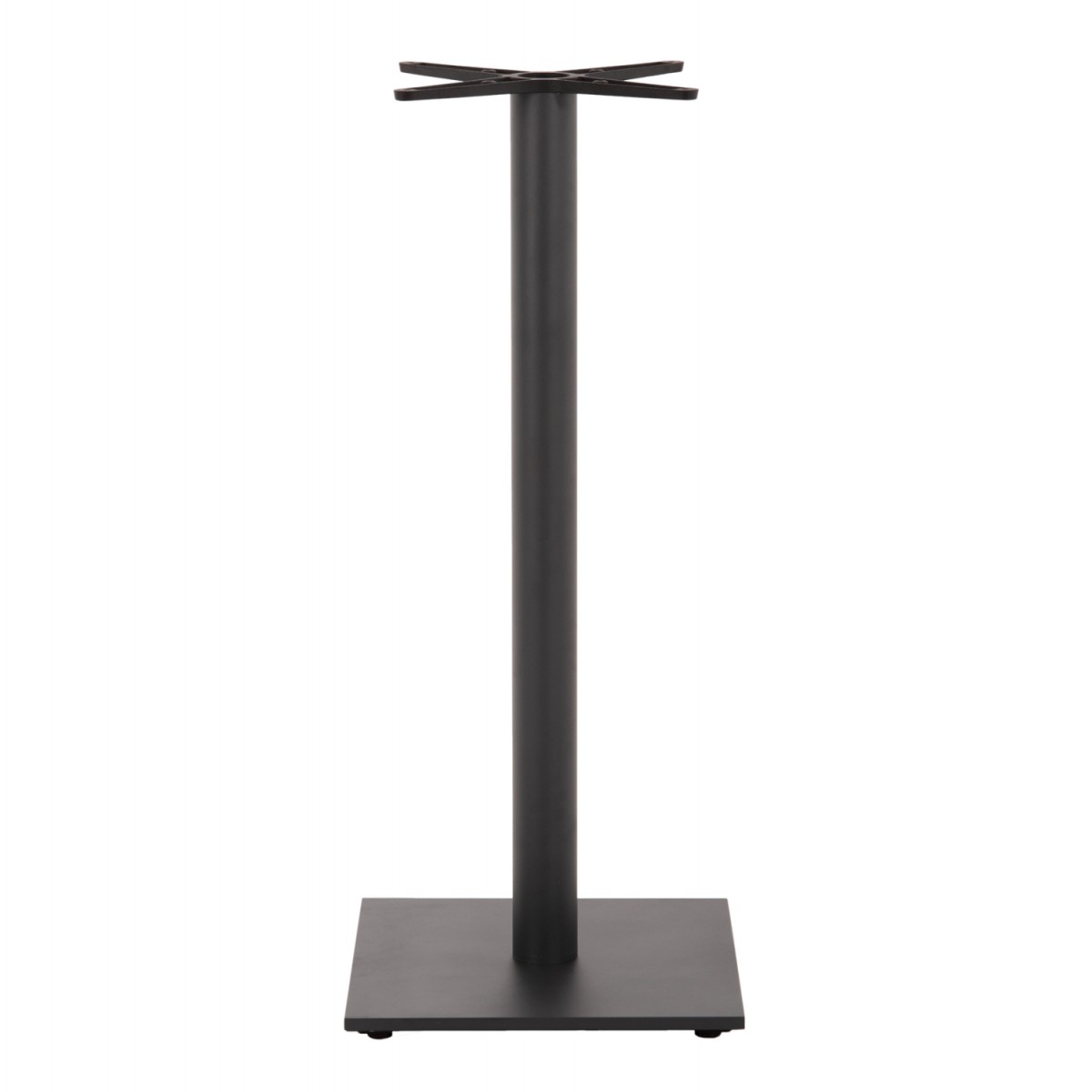 ΒΑΣΗ ΤΡΑΠΕΖΙΟΥ ΜΠΑΡ ΜΕΤΑΛΛΙΚΗ ΓΚΡΙ ΜΑΤ 46Χ46Χ108Yεκ. ΜΕ ΡΕΓΟΥΛΑΤΟΡΟΥΣ HM439.20