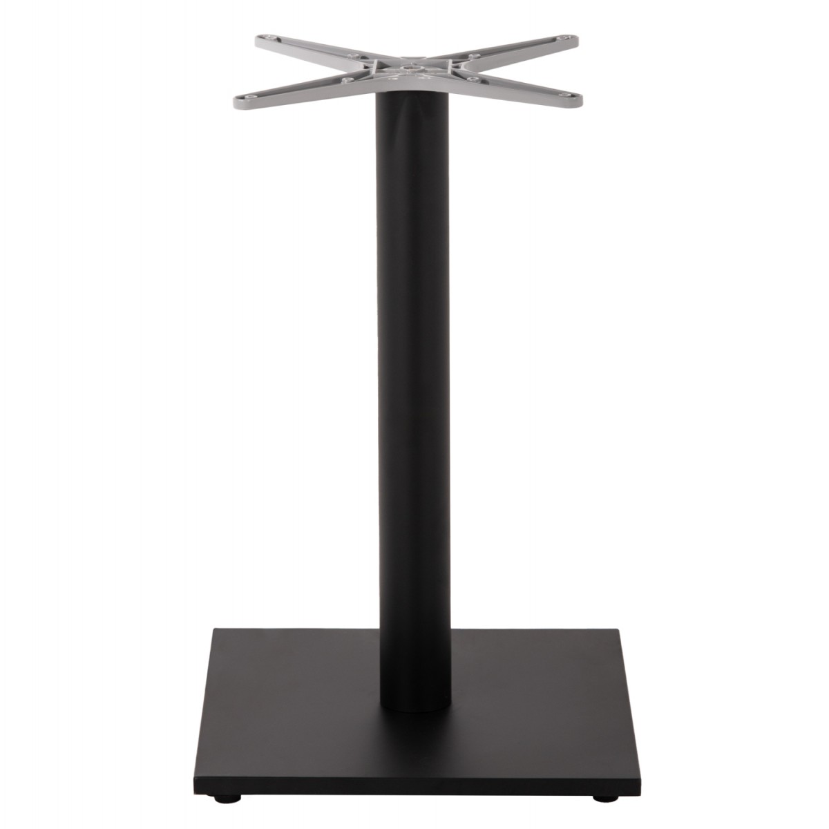 ΒΑΣΗ ΤΡΑΠΕΖΙΟΥ ΑΛΟΥΜΙΝΙΟΥ ΜΑΥΡΟ ΜΑΤ HM475.01 ΣΤΑΥΡΟΣ 46Χ46εκ 46Χ46Χ72Υεκ.