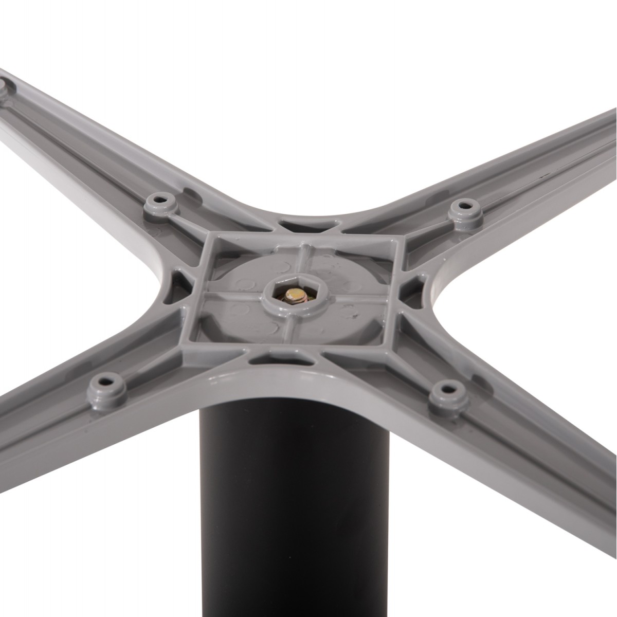 ΒΑΣΗ ΤΡΑΠΕΖΙΟΥ ΑΛΟΥΜΙΝΙΟΥ ΓΚΡΙ HM475.20 ΣΤΑΥΡΟΣ 46Χ46εκ 46Χ46Χ72Υεκ.