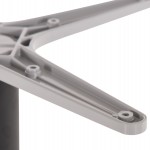 ΒΑΣΗ ΤΡΑΠΕΖΙΟΥ ΑΛΟΥΜΙΝΙΟΥ ΣΤΡΟΓΓΥΛΗ ΜΑΥΡΟ ΜΑΤ HM476.01 ΣΤΑΥΡΟΣ 48Χ48εκ Φ45Χ72Υεκ.