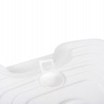 ΠΛΑΣΤΙΚΗ ΒΑΣΗ ΟΜΠΡΕΛΑΣ ΜΕ ΧΕΡΟΥΛΙ SOLBAS HM6112.01 ΛΕΥΚΗ-ΚΟΝΤΑΡΙ 20/38mm 45x45x11Υ