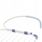 ΑΠΛΩΣΤΡΑ ΑΛΟΥΜΙΝΙΟΥ ΚΡΕΜΑΣΤΗ HM12166 ΛΕΥΚΗ ΜΕ ΜΗΚΟΣ ΑΠΛΩΜΑΤΟΣ 10m- 107x3x55εκ