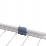 ΑΠΛΩΣΤΡΑ ΑΛΟΥΜΙΝΙΟΥ ΚΡΕΜΑΣΤΗ HM12166 ΛΕΥΚΗ ΜΕ ΜΗΚΟΣ ΑΠΛΩΜΑΤΟΣ 10m- 107x3x55εκ