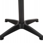 ΒΑΣΗ ΜΠΑΡ ΑΛΟΥΜΙΝΙΟΥ 4ΝΥΧΗ 66X66X109Υεκ. ΜΕ ΣΤΑΥΡΟ 44x44εκ. HM450.03 ΜΑΥΡΗ