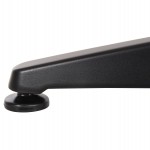 ΒΑΣΗ ΜΠΑΡ ΑΛΟΥΜΙΝΙΟΥ 4ΝΥΧΗ 66X66X109Υεκ. ΜΕ ΣΤΑΥΡΟ 44x44εκ. HM450.03 ΜΑΥΡΗ