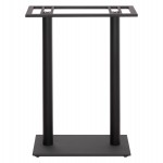 ΒΑΣΗ ΤΡΑΠΕΖΙΟΥ ΜΠΑΡ HM480.01 ΔΥΟ ΠΟΔΙΑ-ΜΕΤΑΛΛΙΚΗ ΣΕ ΜΑΥΡΟ ΧΡΩΜΑ 80x40x108Υεκ