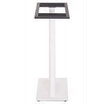 ΒΑΣΗ ΤΡΑΠΕΖΙΟΥ ΜΠΑΡ HM480.02 ΔΥΟ ΠΟΔΙΑ-ΜΕΤΑΛΛΙΚΗ ΣΕ ΛΕΥΚΟ ΜΑΤ ΧΡΩΜΑ 80x40x108Υεκ