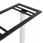 ΒΑΣΗ ΤΡΑΠΕΖΙΟΥ ΜΠΑΡ HM480.02 ΔΥΟ ΠΟΔΙΑ-ΜΕΤΑΛΛΙΚΗ ΣΕ ΛΕΥΚΟ ΜΑΤ ΧΡΩΜΑ 80x40x108Υεκ