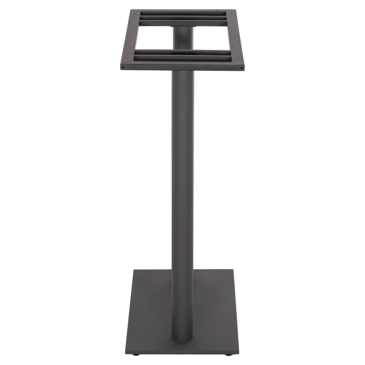 ΒΑΣΗ ΤΡΑΠΕΖΙΟΥ ΜΠΑΡ HM480.20 ΔΥΟ ΠΟΔΙΑ-ΜΕΤΑΛΛΙΚΗ ΣΕ ΓΚΡΙ ΧΡΩΜΑ 80x40x108Υεκ