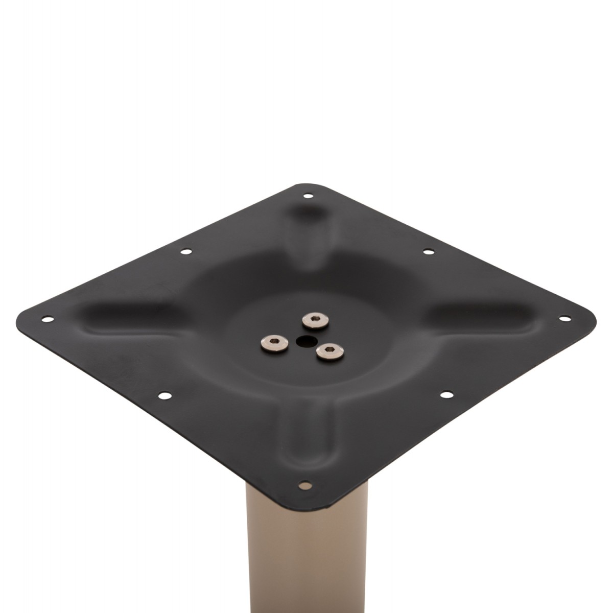 ΒΑΣΗ ΤΡΑΠΕΖΙΟΥ ΜΠΑΡ ΑΠΟ ΜΕΤΑΛΛΟ/ΜΑΝΤΕΜΙ HM417.25 ΚΑΠΟΥΤΣΙΝΟ 62x62x108Υεκ.