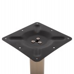 ΒΑΣΗ ΤΡΑΠΕΖΙΟΥ ΜΠΑΡ ΑΠΟ ΜΕΤΑΛΛΟ/ΜΑΝΤΕΜΙ HM417.25 ΚΑΠΟΥΤΣΙΝΟ 62x62x108Υεκ.