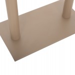 ΒΑΣΗ ΤΡΑΠΕΖΙΟΥ ΜΕΤΑΛΛΙΚΗ ΔΙΠΛΗ HM435.25 ΚΑΠΟΥΤΣΙΝΟ ΜΑΤ ΜΕ ΡΕΓΟΥΛΑΤΟΡΟΥΣ 80Χ40Χ72Υεκ.