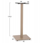 ΒΑΣΗ ΤΡΑΠΕΖΙΟΥ ΜΠΑΡ HM439.25 ΜΕΤΑΛΛΙΚΗ ΚΑΠΟΥΤΣΙΝΟ ΜΑΤ-ΡΕΓΟΥΛΑΤΟΡΟΙ 46x46x108Yεκ.