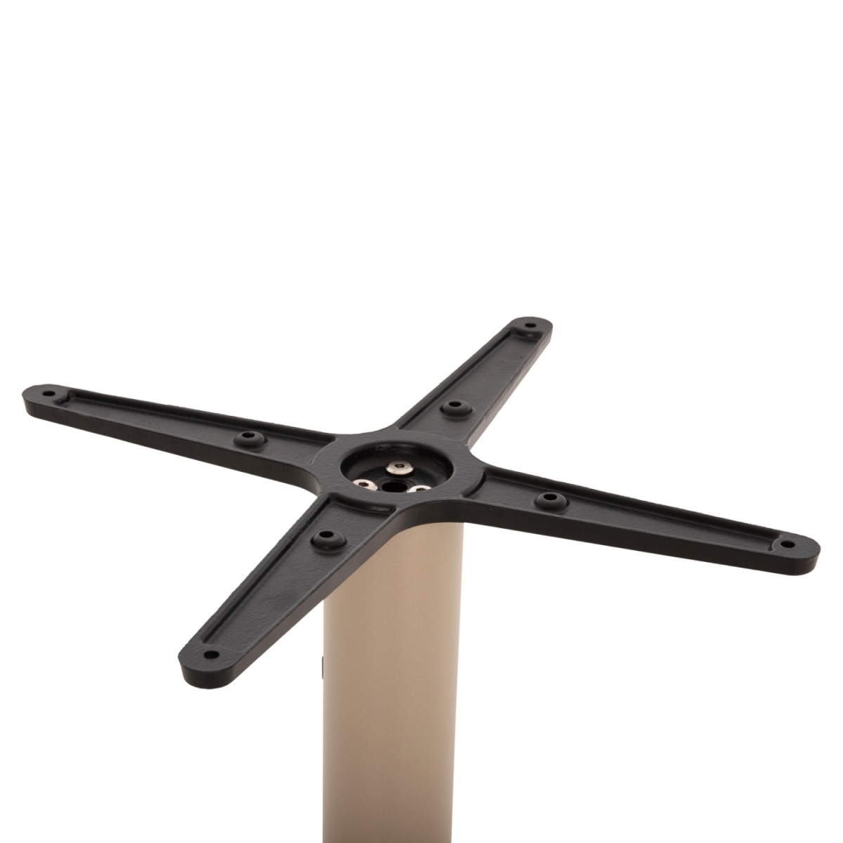 ΒΑΣΗ ΤΡΑΠΕΖΙΟΥ ΜΠΑΡ HM439.25 ΜΕΤΑΛΛΙΚΗ ΚΑΠΟΥΤΣΙΝΟ ΜΑΤ-ΡΕΓΟΥΛΑΤΟΡΟΙ 46x46x108Yεκ.