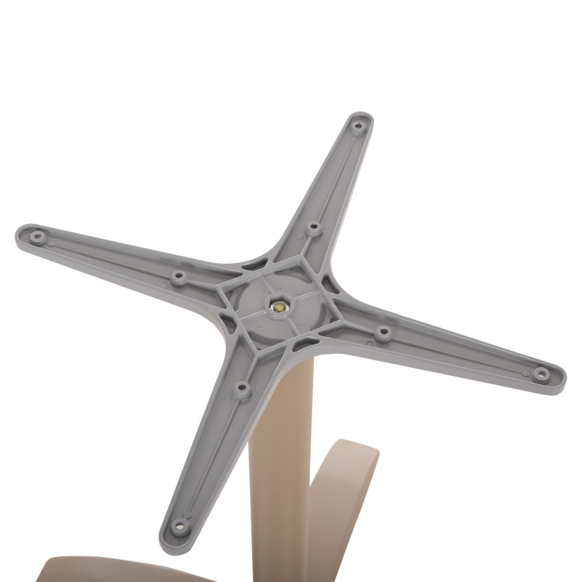 ΒΑΣΗ ΑΛΟΥΜΙΝΙΟΥ HM460.25 ΚΑΠΟΥΤΣΙΝΟ ΜΑΤ 66x66x72Υεκ. ΜΕ ΣΤΑΥΡΟ 48Χ48εκ.