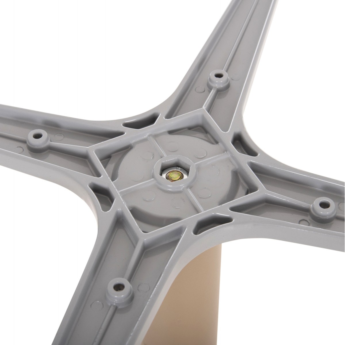 ΒΑΣΗ ΑΛΟΥΜΙΝΙΟΥ HM460.25 ΚΑΠΟΥΤΣΙΝΟ ΜΑΤ 66x66x72Υεκ. ΜΕ ΣΤΑΥΡΟ 48Χ48εκ.