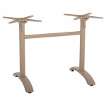 ΒΑΣΗ ΔΙΣΤΗΛΗ ΜΕ ΑΝΑΔΙΠΛΟΥΜΕΝΟΥΣ ΣΤΑΥΡΟΥΣ HM468.25 ΚΑΠΟΥΤΣΙΝΟ ΑΛΟΥΜΙΝΙΟ 78x59,5x73Υ